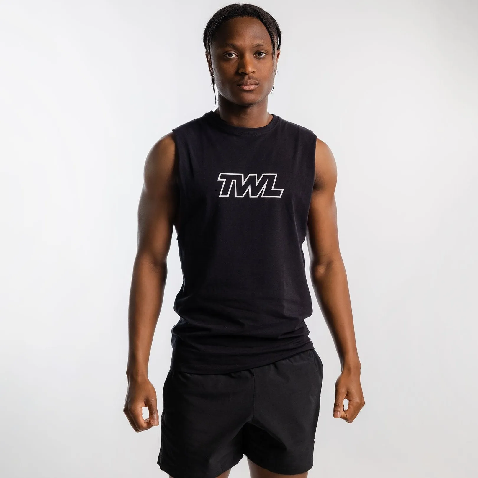 TWL - MEN'S EVERYDAY MUSCLE TANK - ATHLETE - BLACK