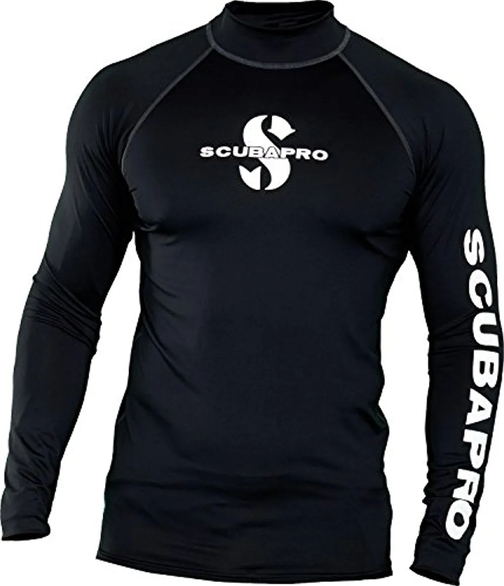 Used ScubaPro Rash Guard Mens, Long Sleeve (UPF50)