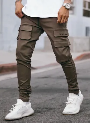 Utility Cargo Pants V6 in Brown