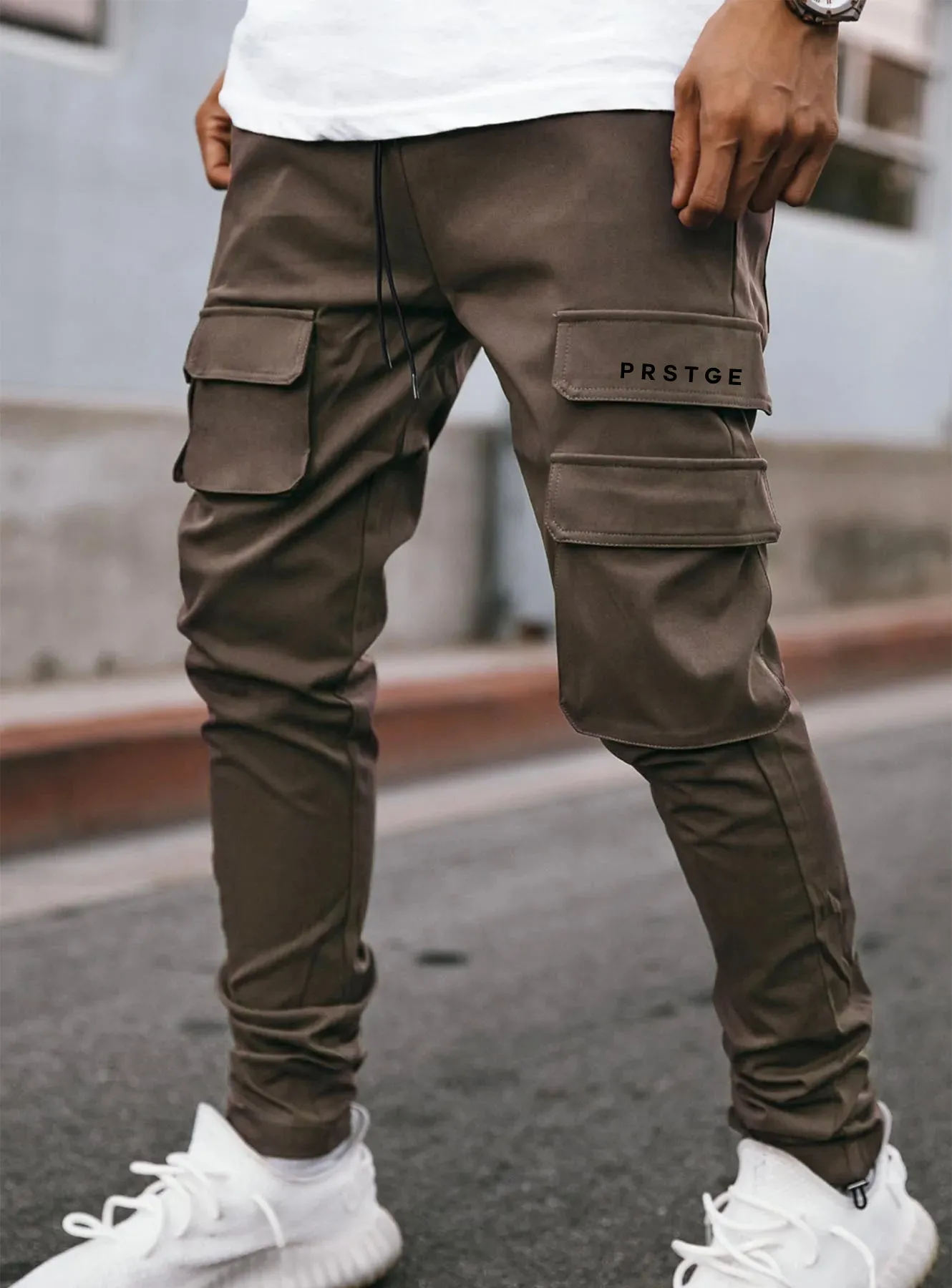 Utility Cargo Pants V6 in Brown