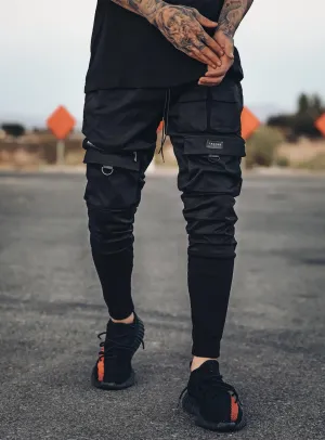 Utility Cargo Pants V7 in Black