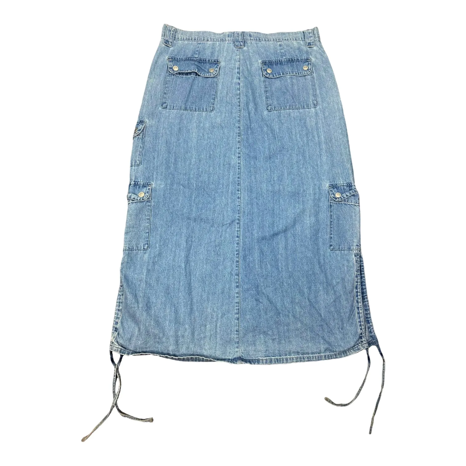 Vintage Denim Maxi Skirt (XL)