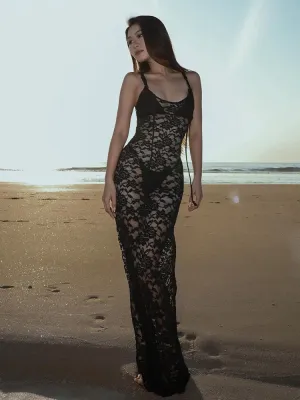 Vvsha Kariah Lace Maxi Dress