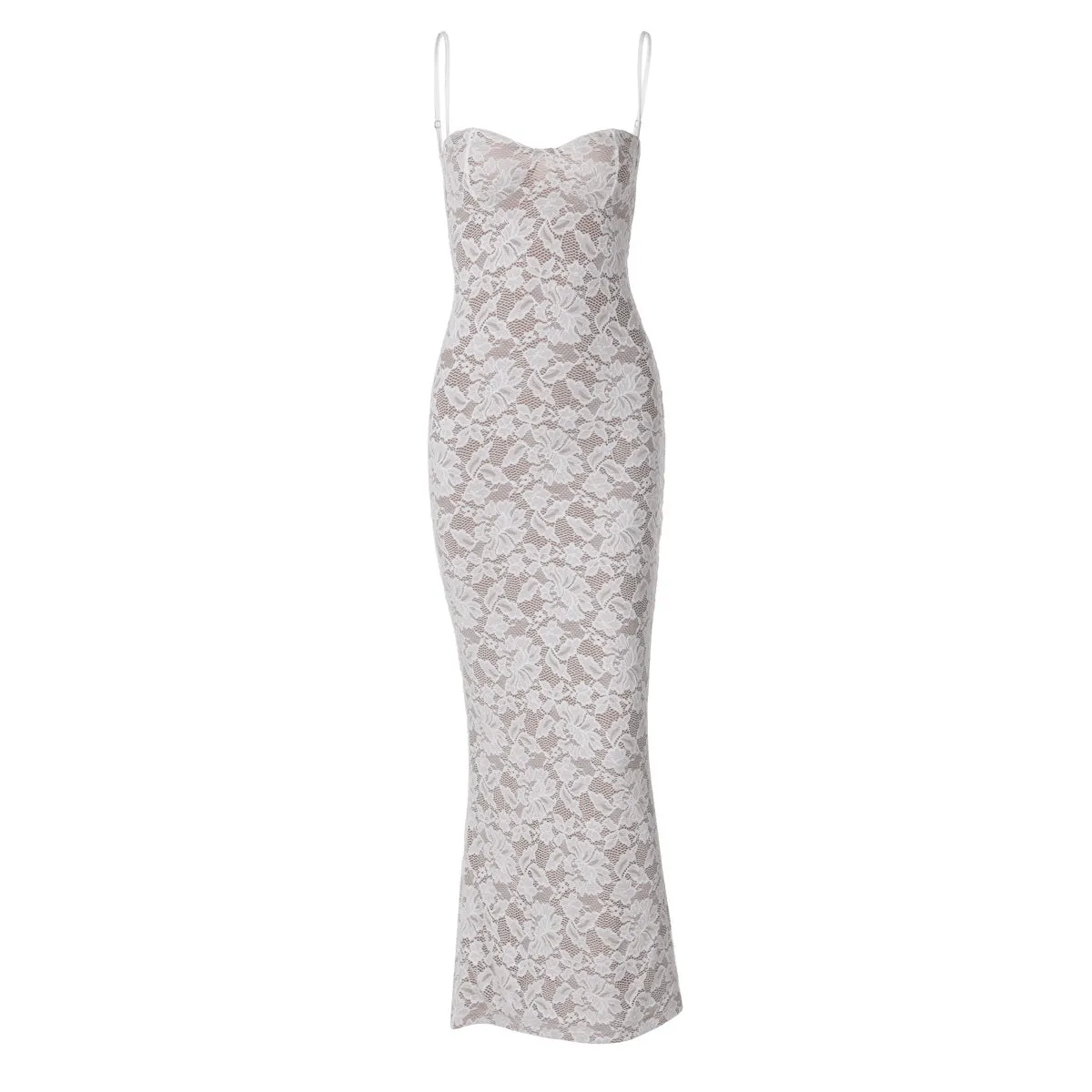 Vvsha Mireille Lace Maxi Dress