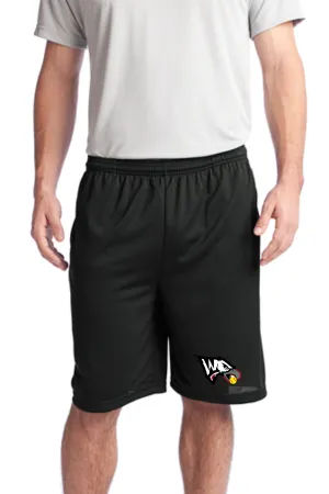 Wolcott Eagles Pocketed Mesh Shorts