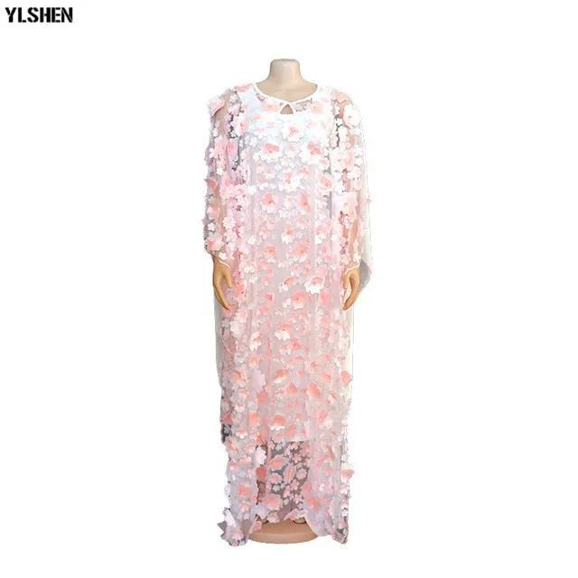 Women Dashiki Embroidered Traditional Boubou African Clothes
