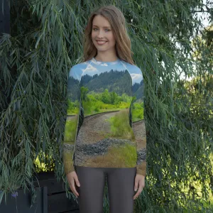Women's Rash Guard - Edworthy Park CPKC Tracks