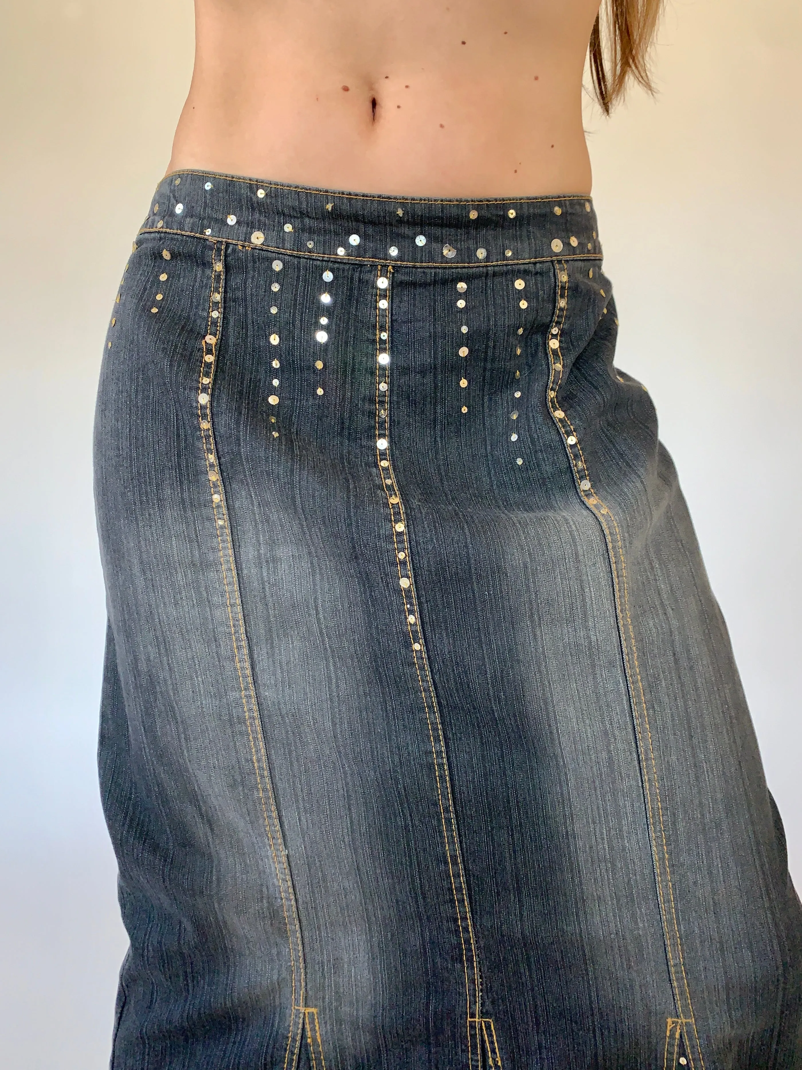 Y2K Denim Maxi